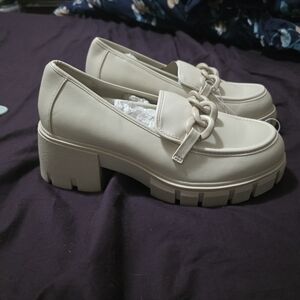 Torrid Cream Chunky Loafers